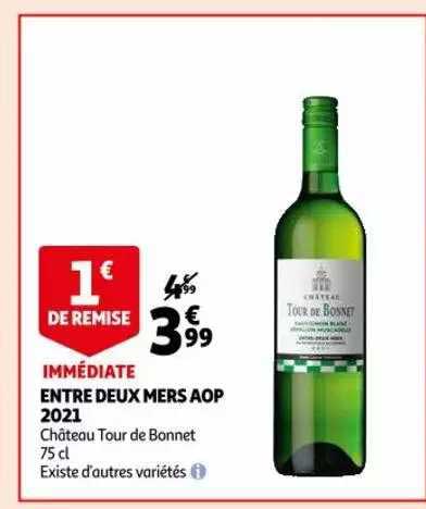 entre deux mers aop 2021 château tour de bonnet