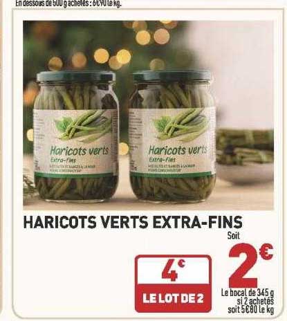 haricots verts extra-fins