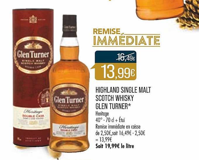 highland single malt scotch whisky glen turner