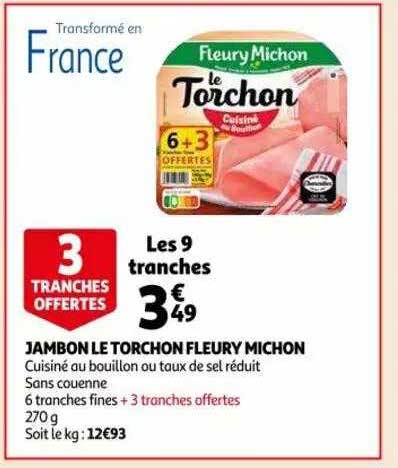 jambon le torchon fleury michon