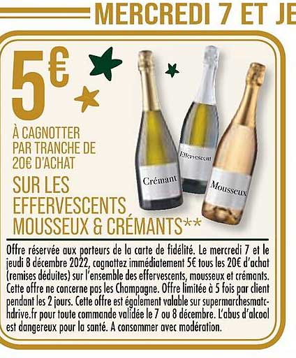 les effervescents mousseux & crémants