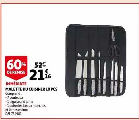 mallette du cuisiner 10 pcs