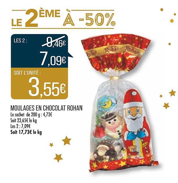 moulages en chocolat rohan