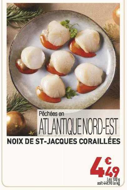 noix de st-jacques coraillées