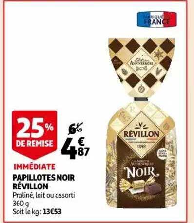 papillotes noir révillon