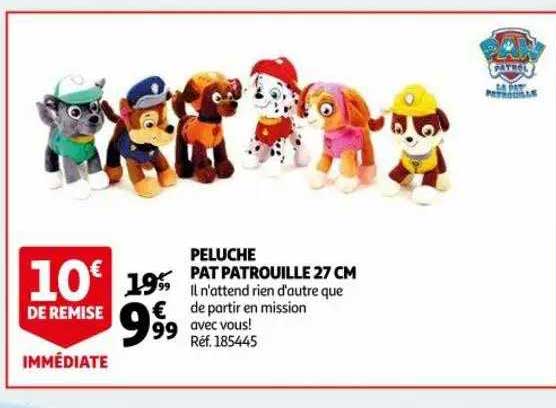 peluche pat patrouille 27 cm