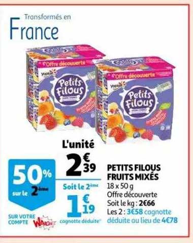 Petits Filous Fruits Mixés