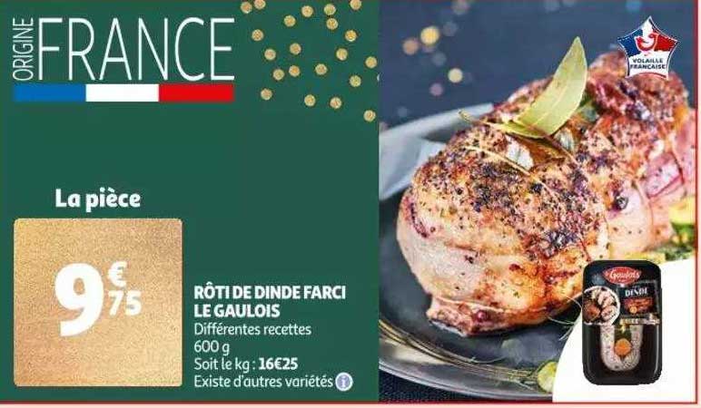 Rôti De Dinde Farci Le Gaulois