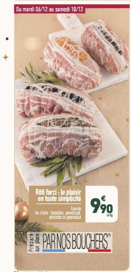 rôti farci : le plaisir en toute simplicité