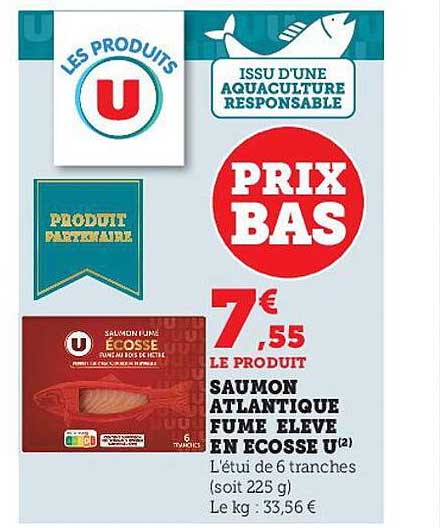 Saumon Atlantique Fumé élève En écosse U