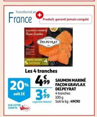 saumon mariné façon gravlax delpeyrat