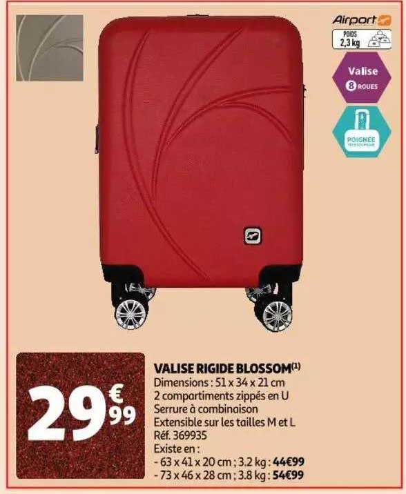 valise rigide blossom airport