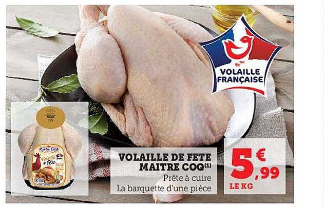 volaille de fête maître coq