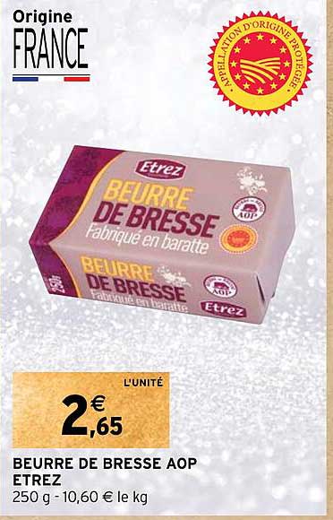 Beurre De Bresse Aop Etrez