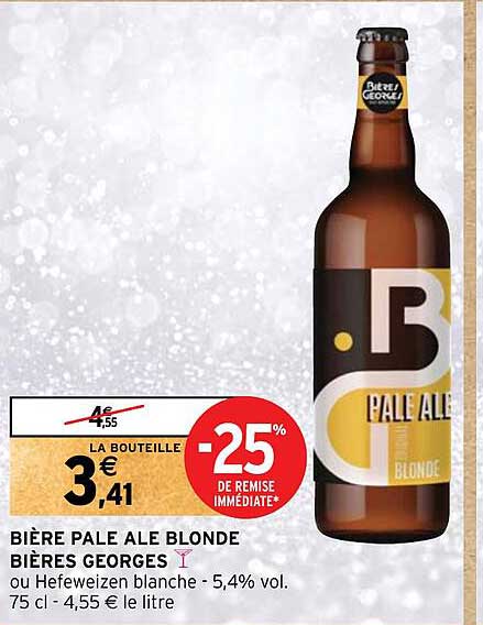 bière pale ale blonde bières georges