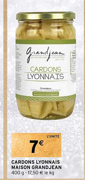 cardons lyonnais maison grandjean