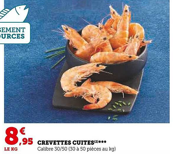Crevettes Cuites