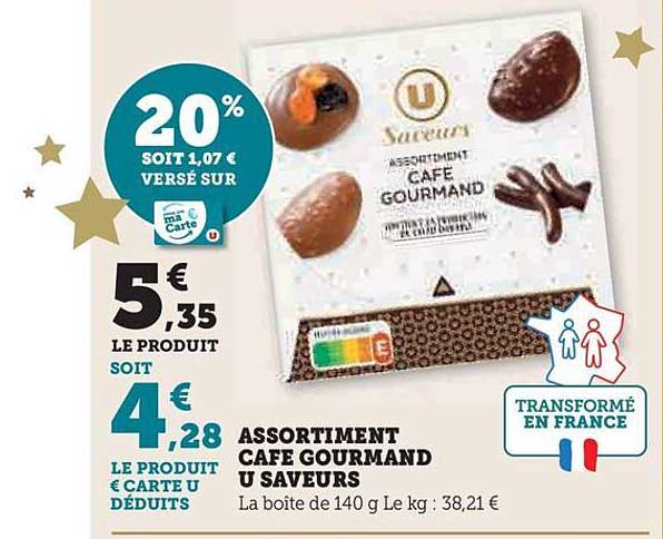 Assortiment Café Gourmand U Saveurs