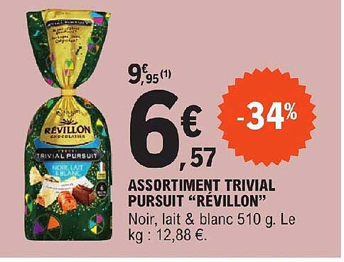 assortiment trivial pursuit "révillon"