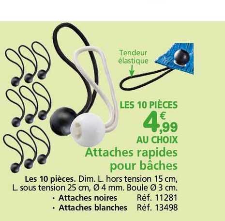 attaches rapides pour bâches