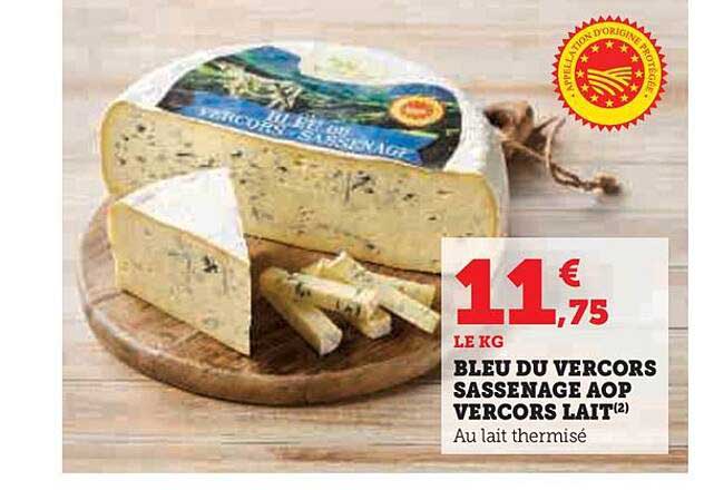 bleu du vercors sassenage aop vercors lait