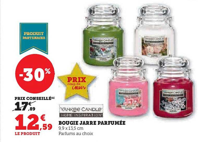 bougie jarre parfumée yankee candle