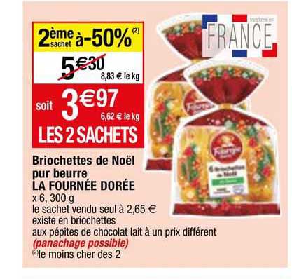 briochettes de noël pur beurre la fournée dorée