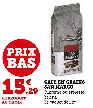 café en grains san marco
