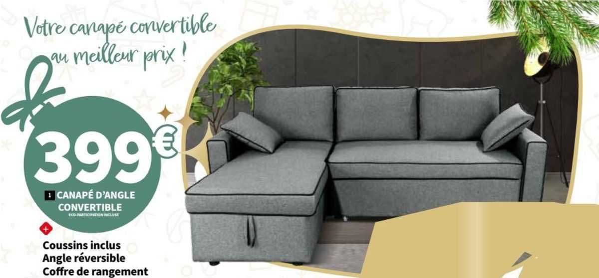 Canapé D'angle Convertible