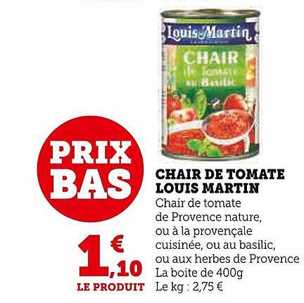chair de tomate louis martin