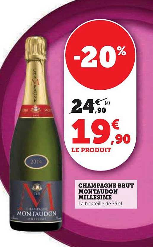 Champagne Brut Montaudon Millesime