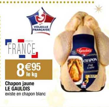chapon jaune le gaulois