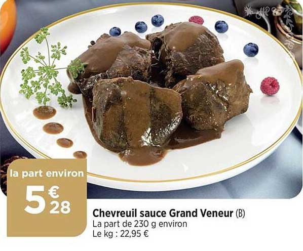 Chevreuil Sauce Grand Veneur