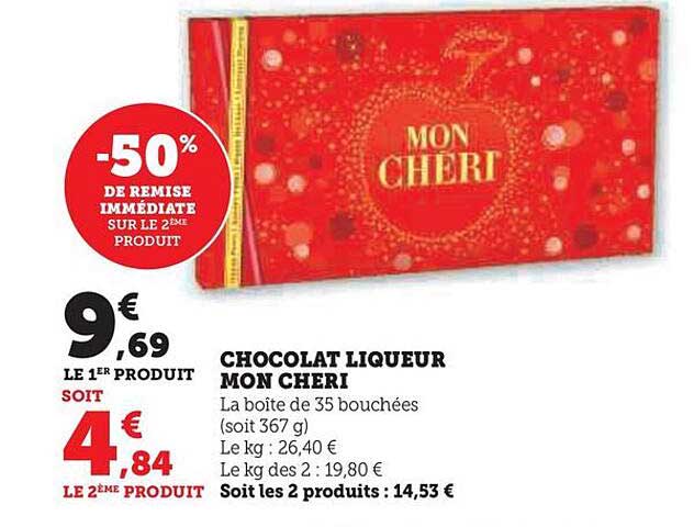 chocolat liqueur mon chéri