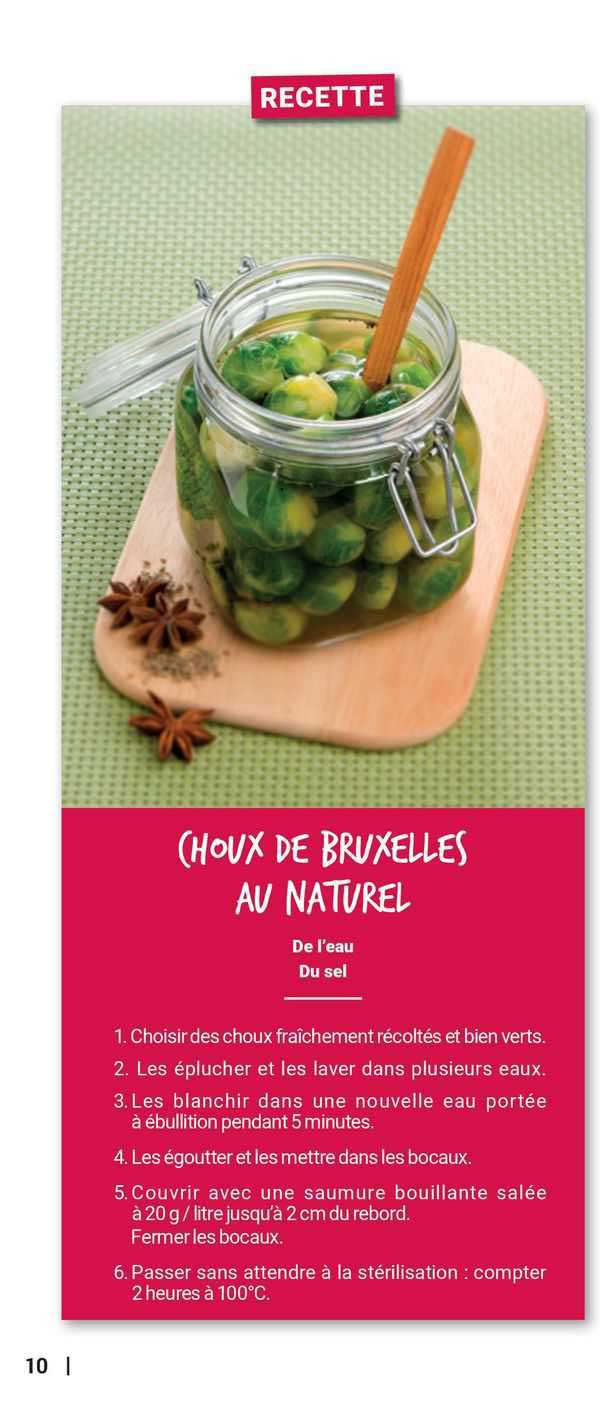 choux de bruxelles au naturel