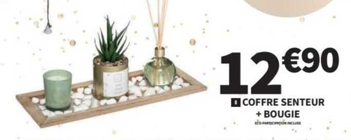 coffre senteur + bougie