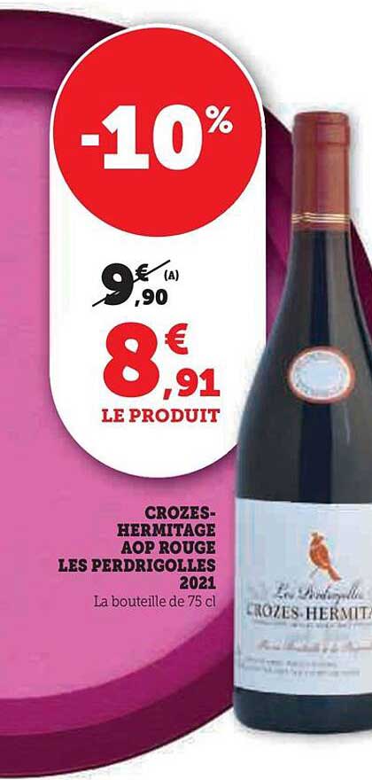 crozes-hermitage aop rouge les perdrigolles 2021