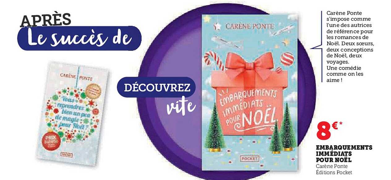 embarquements immédiats pour noël