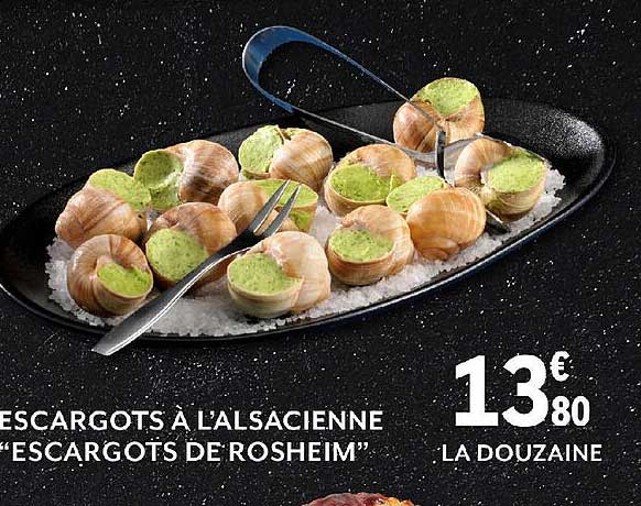escargots à l'alsacienne "escargots de rosheim"