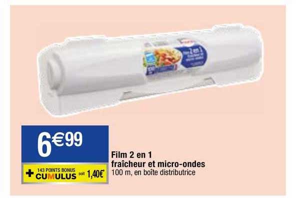 film 2 en 1 fraîcheur et micro-ondes