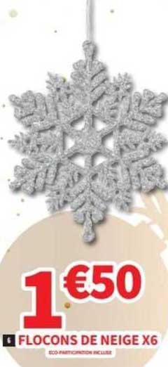 Flocons De Neige X 6