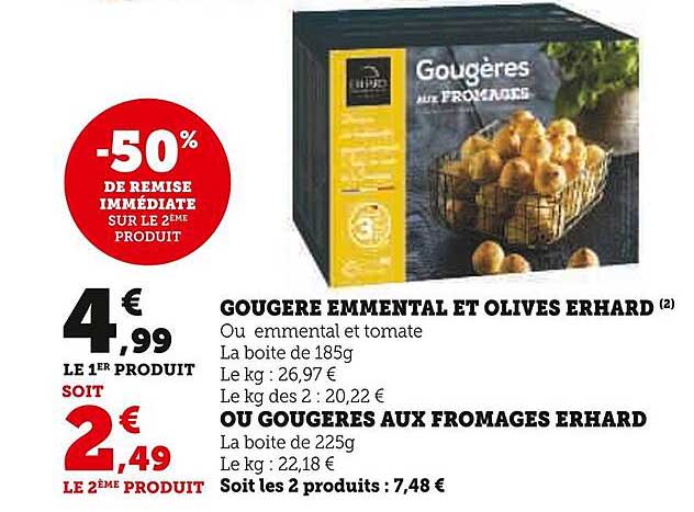 Gougère Emmental Et Olives Erhard Ou Gougères Aux Fromages Erhard