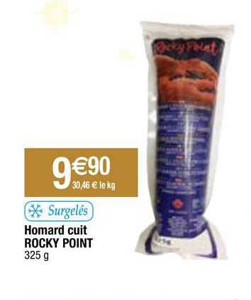 homard cuit rocky point