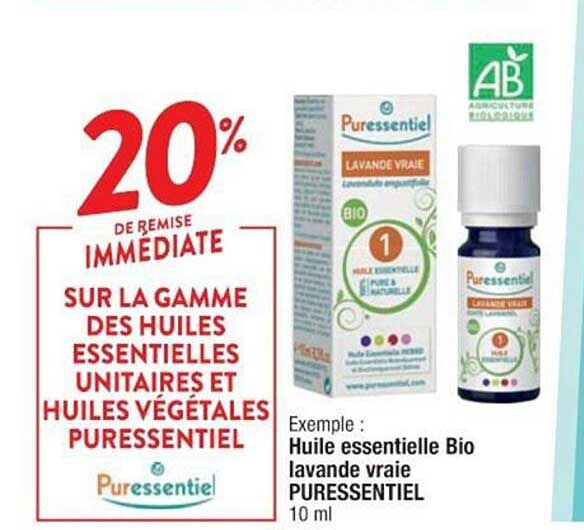 Huile Essentielle Bio Lavande Vraie Puressentiel