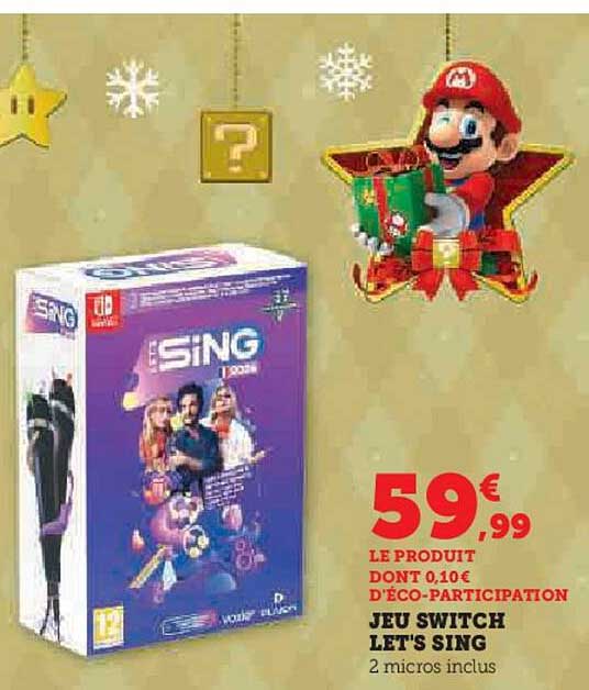 Jeu Switch Let's Sing