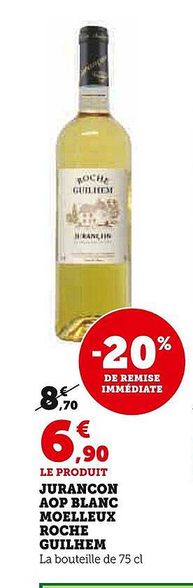 jurançon aop blanc moelleux roche guilhem