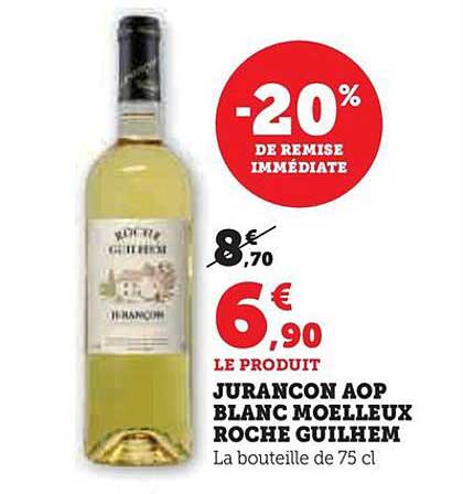 jurancon aop blanc moelleux roche guilhem