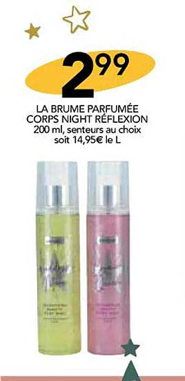 la brume parfumée corps night réflexion