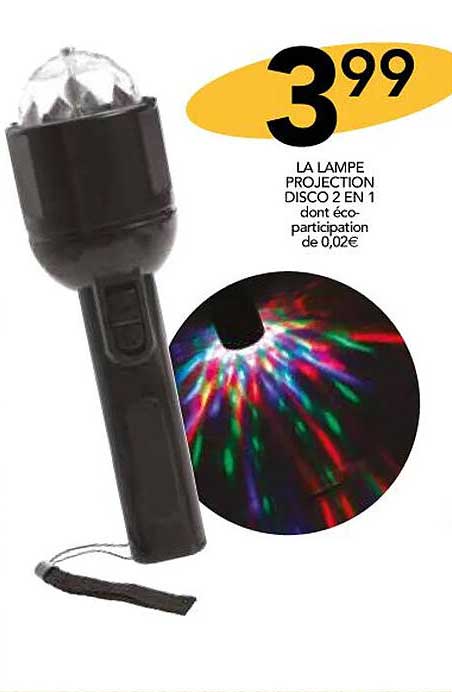 la lampe projection disco 2 en 1