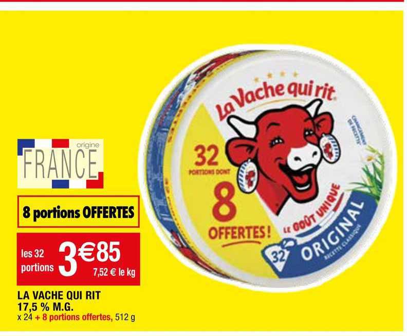 la vache qui rit 17.5% m.g.